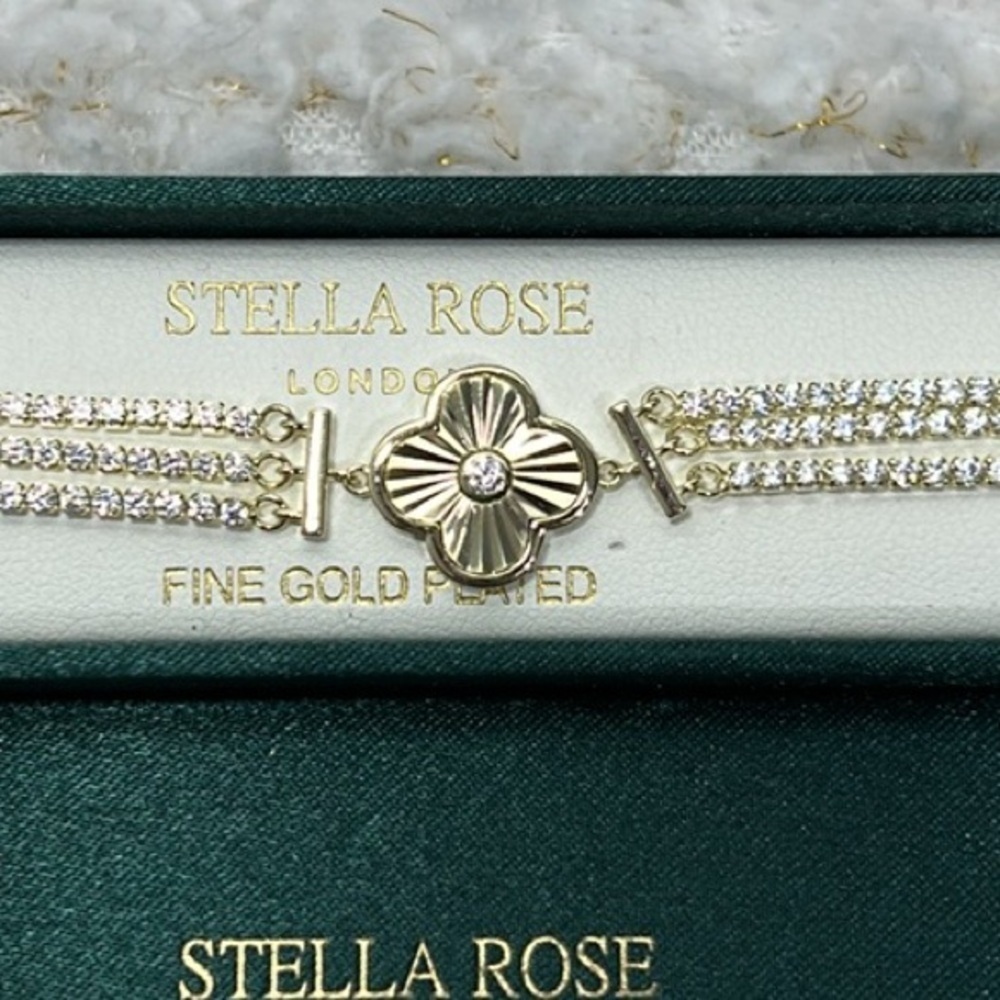 Stella Rose London Fine Gold Plated 6.5”+1.25”‎